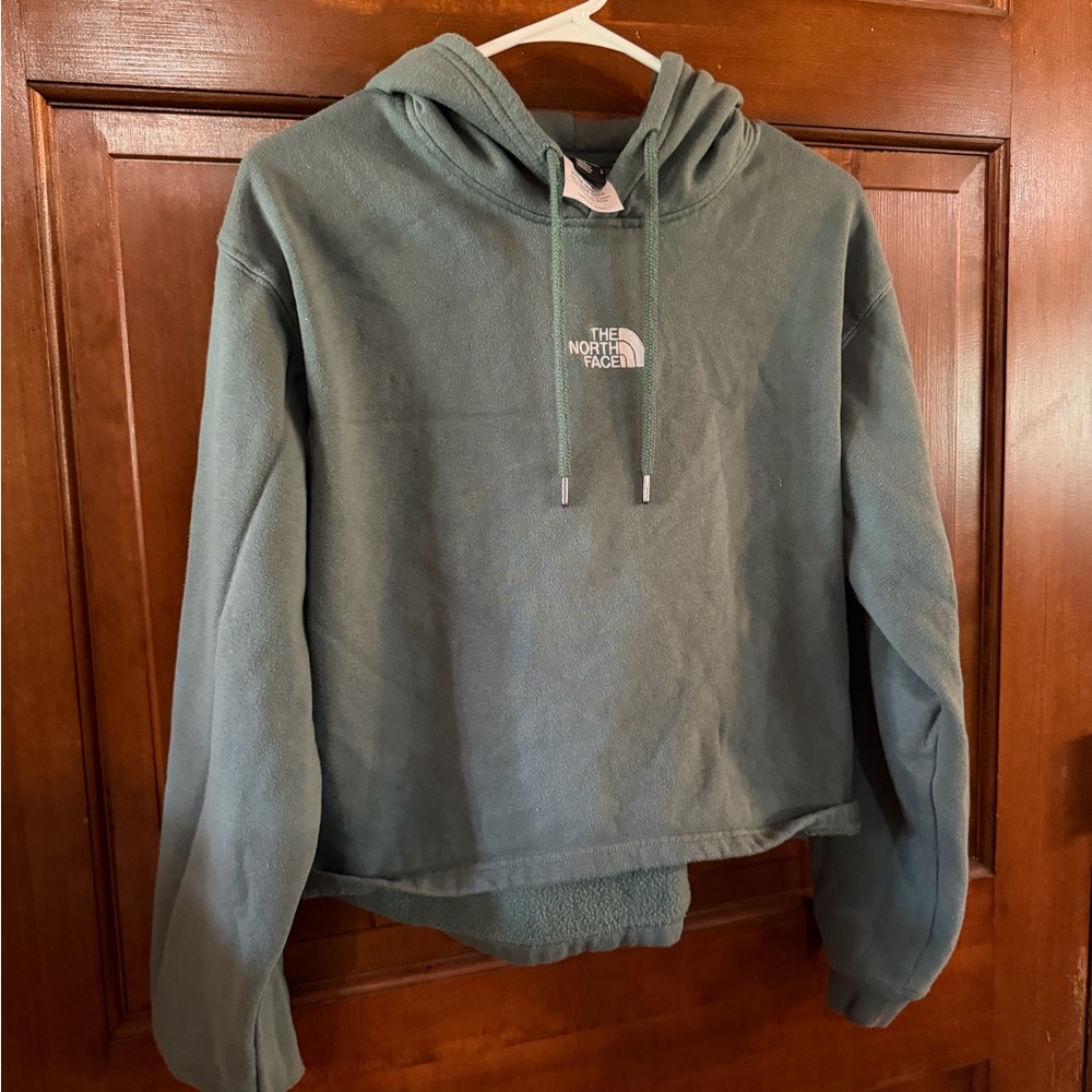 The North Face Sage Green Fleece Pullover Hoodie